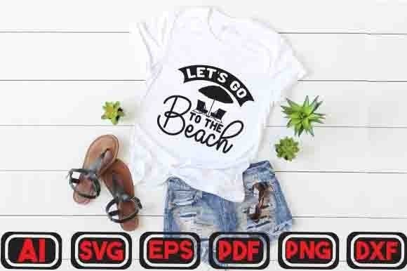 A Beach SVG Design for Creative Merchandise and T-Shirt Graphics