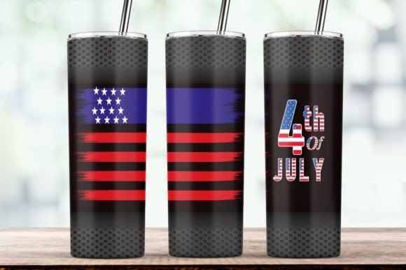 A Brand Designer's Review of USA Independence Day Tumbler Graphics