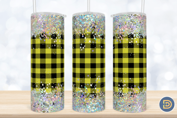 A Designer's Review of Holographic Glitter Plaid Graphics for Crafts