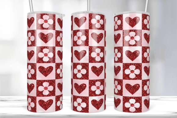 A Designer's Review of the Red Glitter Hearts Tumbler Wrap