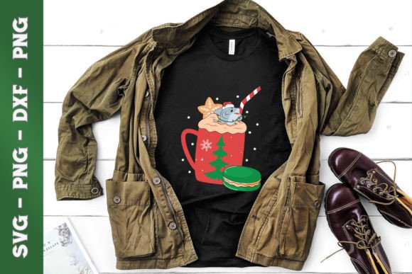 A Designer's Take on the Christmas Cute Shark in Winter Cup