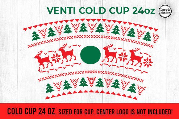 A Festive Graphic for Crafts and Holiday Cup Creations
