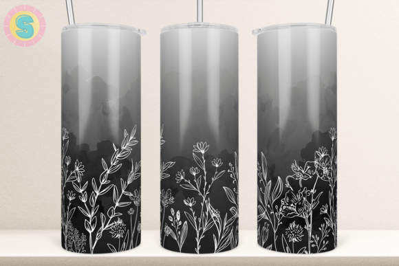 A Graphic Designer’s Review of the Wild Flower Ombre Black Tumbler Wrap for Craft Projects