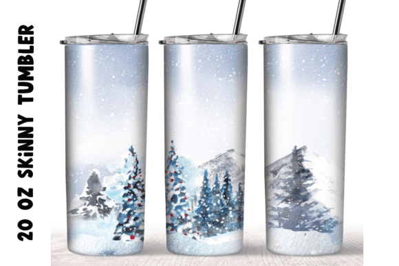 A Practical Designer's Review of the Christmas Watercolor Trees Tumbler Wrap