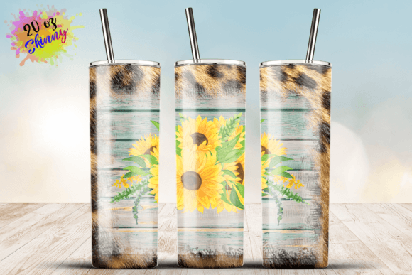 A Real Designer's Look at the Wooden Sunflower Leopard Tumbler Wrap