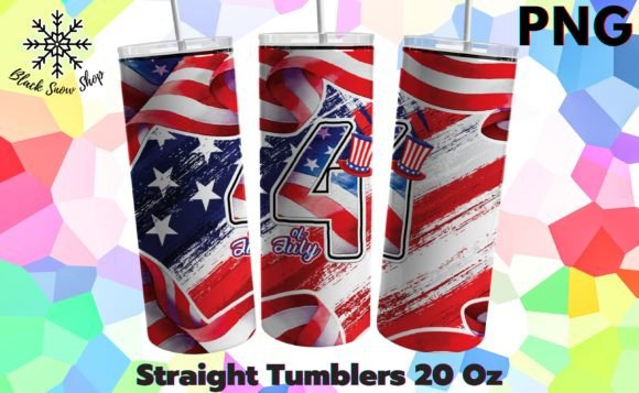 A Sublimation Tumbler Wrap for Your Patriotic Crafting Graphics