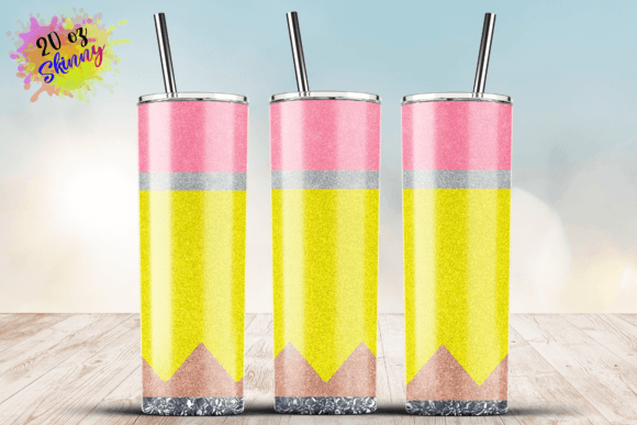 A Teacher's Pencil Tumbler Graphic: Crafting Smart Editorial Graphics