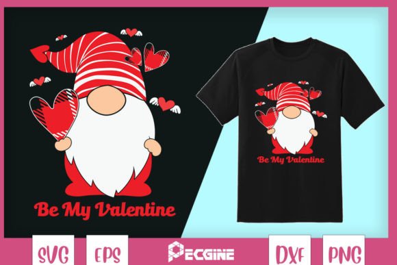 A Valentine Gnome Graphic for Craft-Driven Visuals