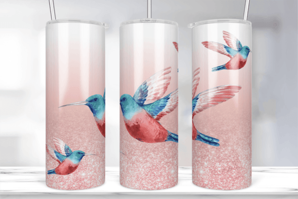 Crafting Content with the Hummingbird Pink Glitter Tumbler Wrap