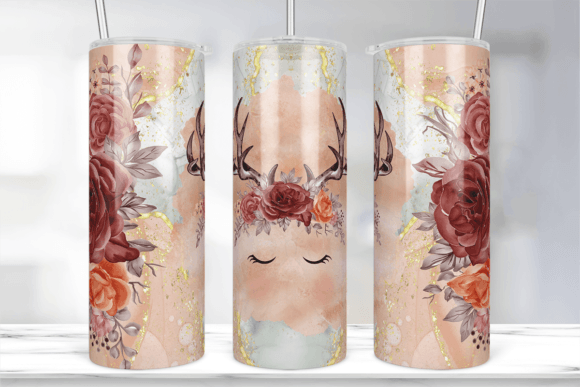 Deer Autumn Rose PNG: A Craft & Graphics Asset for Seasonal Work